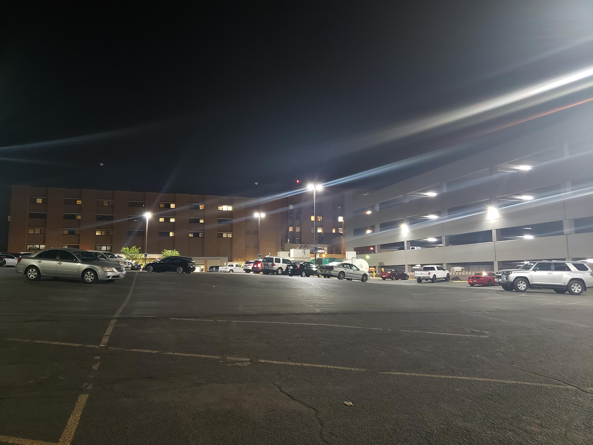 Hospital Parking Lights